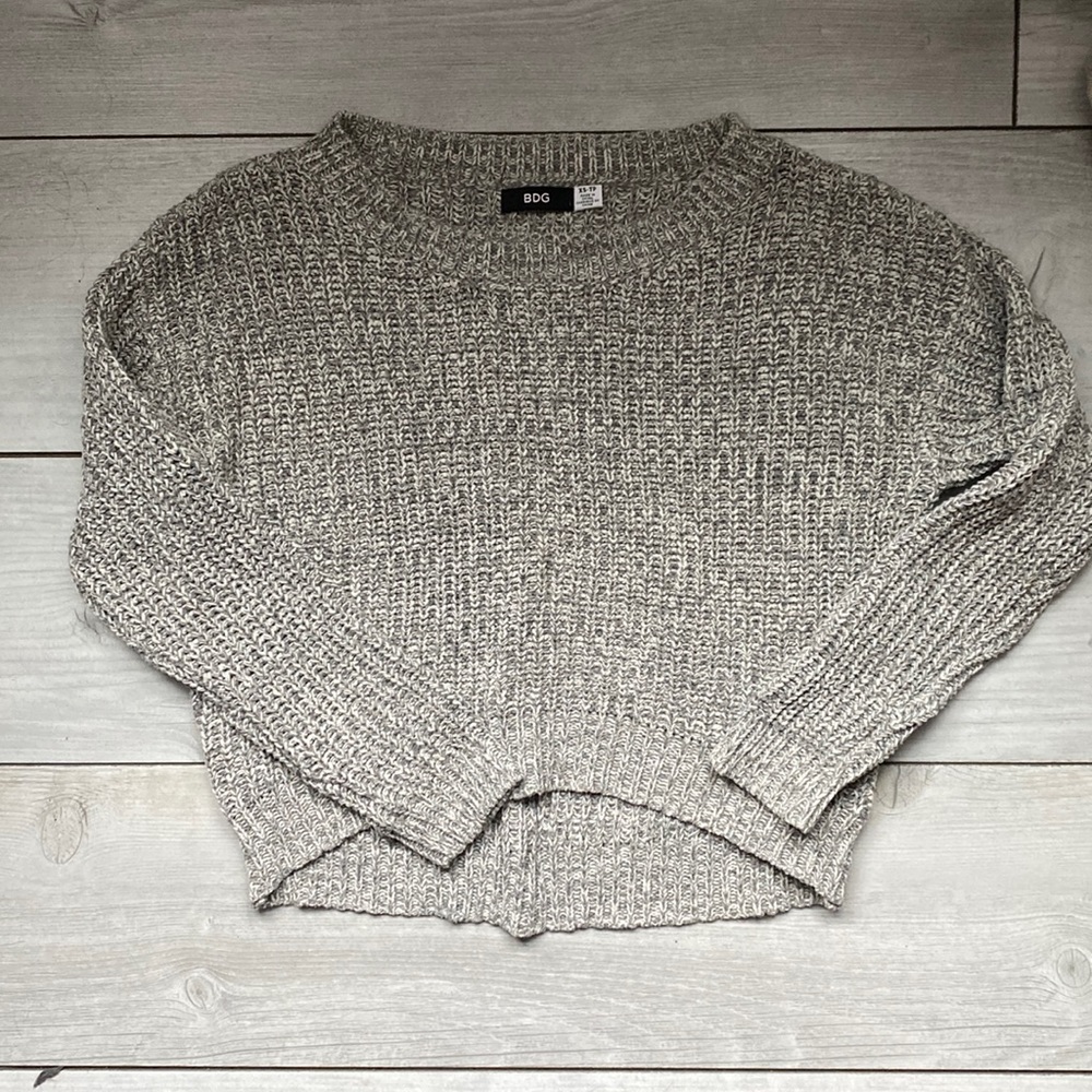 BDG high low crop sweater